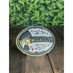 Fivela Country Cowboy Unissex Muladeiro - FIVELA25 - CLUB 21 COUNTRY