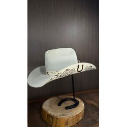 Chapéu Country Amuleto Gelo Aba 10 Aveludado Uniss... - CLUB 21 COUNTRY