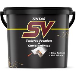 Textura Acrílica Rugosa Branco balde 25 kg - SV - Almeida Construart e Soluções