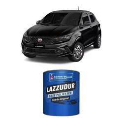 Tinta Automotiva Poliester 900ml Lazzuril Preto Vu... - Almeida Construart e Soluções