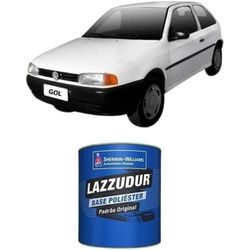 Tinta Automotiva Lazzuril Branco Glacial lisa 900m - Almeida Construart e Soluções