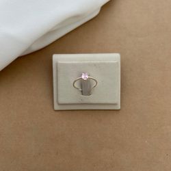 SolitÁrio ZircÔNIA Oval Rosa Claro - 25515B - C Martiniano Joias