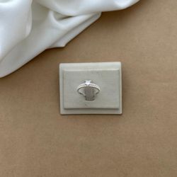 ANEL SOLITÁRIO ZIRCÔNIA CRISTAL ARO DUPLO BOLINHAS... - C Martiniano Joias