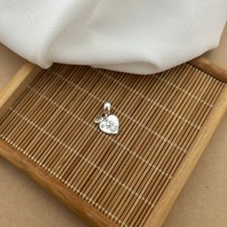 Berloque CoraÇÃo Cachorrinho Laser Zirconia Crista... - C Martiniano Joias