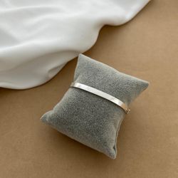 Bracelete Fio Quadrado ReforÇado 5mm De Trava - 26... - C Martiniano Joias