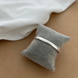 Bracelete Fio Arredondado Largo 5mm Com Trava - 26... - C Martiniano Joias