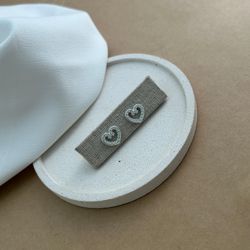 BRINCO CORAÇÃO ROMÂNTICO COM MINI ZIRCÔNIAS CRISTA... - C Martiniano Joias