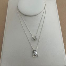 ESCAPULÁRIO SÃO JORGE E PEDRA NATURAL CRISTAL GRUM... - C Martiniano Joias