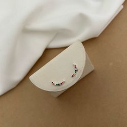 BRINCO TRAÇO CURVADO COM MINI ZIRCÔNIAS COLORS DE ... - C Martiniano Joias