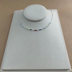 CHOKER VÁRIAS ZIRCÔNIAS NAVETE COLORS CARTIER - 2... - C Martiniano Joias