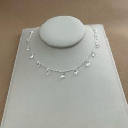CHOKER COM 13 ZIRCÔNIAS CRISTAL SEM BORDA PENDURAD... - C Martiniano Joias