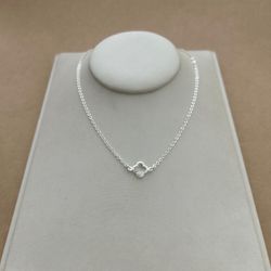 CHOKER COM 1 TREVO DE ZIRCÔNIA CRISTAL - 27427C - C Martiniano Joias