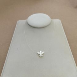Colar Fio De Nylon Espirito Santo Madre Pérola - 2... - C Martiniano Joias