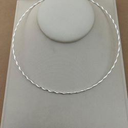 CHOKER ARO FIO TORCIDO 13CM DE TRAVA - 27034 - C Martiniano Joias