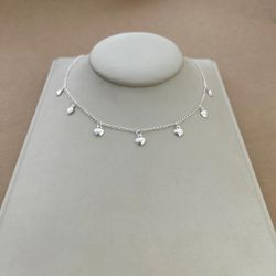 CHOKER 7 CORAÇÕES LISO 1 FACE PENDURADOS CARTIER 3... - C Martiniano Joias