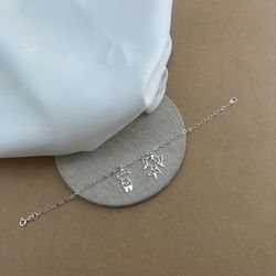 PULSEIRA MENINO E MENINA VAZADOS PENDURADOS ELOS O... - C Martiniano Joias