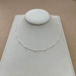 CORRENTE VENEZIANA COM BOLINHAS 45CM - 27437 - C Martiniano Joias