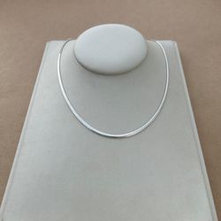 CORRENTE LACRAIA FINA ACHATADA 40CM - 27579 - C Martiniano Joias