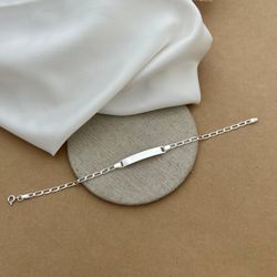 PULSEIRA PLAQUINHA MASCULINA - 26656 - C Martiniano Joias