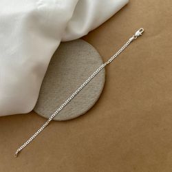 PULSEIRA LATINHA MASCULINA FINA 20CM - 27841 - C Martiniano Joias