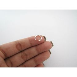 Piercing Fake Argola Lisa Mini Bolinhas Pontas - 2... - C Martiniano Joias