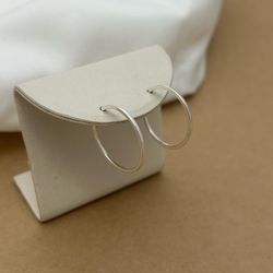  BRINCO ARGOLA FIO QUADRADO DE TRAVA (2 X 2CM) -... - C Martiniano Joias