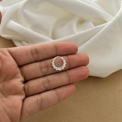 PIERCING ARGOLINHA COM FILEIRA DE ZIRCÔNIA E MINI ... - C Martiniano Joias