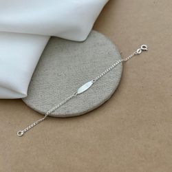 PULSEIRA INFANTIL PLAQUINHA NAVETE - 26726 - Paraíso da Prata