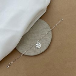Pulseira Rosa Vazada Elos Ovais - 26422 - C Martiniano Joias