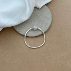 PULSEIRA PARA BERLOQUES 15CM FECHO CORAÇÃO CRAVEJA... - C Martiniano Joias