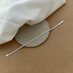 PULSEIRA ESTEIRA PRATA CLARA - 27581 - C Martiniano Joias