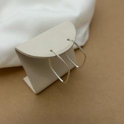ARGOLA LOSANGO (3,5 X 2,3CM) FIO QUADRADO - 27066 - C Martiniano Joias