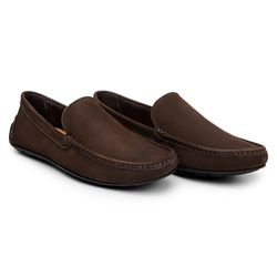  Sapato Casual Masculino Driver CNS Café - 27576c - CNS Calçados