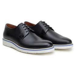 Sapato Casual Masculino Derby CNS Preto - 27262 - CNS Calçados