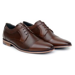 Sapato Masculino Derby CNS Café - 27446c - CNS Calçados