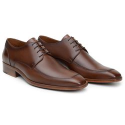 Sapato Social Masculino Derby CNS Caramelo - 27438 - CNS Calçados