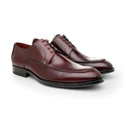 Sapato Masculino Derby CNS Vinho - 27071v - CNS Calçados