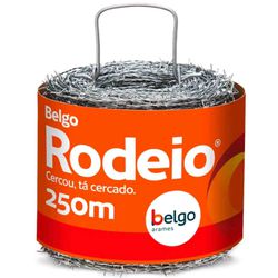 Arame Farpado Belgo Rodeio 250 Metros - 31955 - SÓ AQUI FERRAMENTAS
