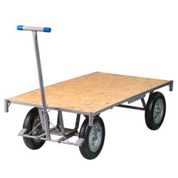 Carrinho Plataforma Até 400kg 4 Rodas 150x80cm Met... - SÓ AQUI FERRAMENTAS