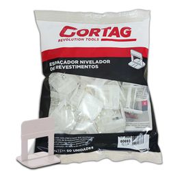 Espaçador Nivelador 3,0mm Cortag 61692 Pacote 50 P... - SÓ AQUI FERRAMENTAS