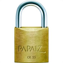 Cadeado Papaiz Latão 25mm - 00686 - SÓ AQUI FERRAMENTAS