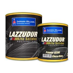 FUNDO PRIMER LAZZAUDUR PU CINZA 8200 800ML -SHWERW... - Color tintas Uberaba