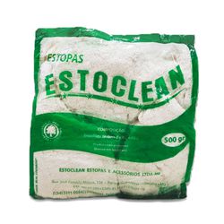 ESTOPA BRANCA 500 GR ESTOCLEAN - Color tintas Uberaba