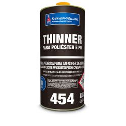 THINNER 454 PU/POLIESTER 0,9L SHERWIM WILLIAMS - Color tintas Uberaba