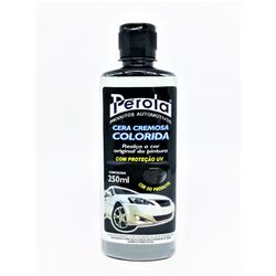 CERA CREMOSA COLORIDA PRETA 250ML PEROLA - Color tintas Uberaba