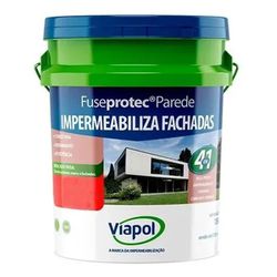 FUSEPROTEC PAREDE IMPERMEABILIZA FACHADA 14L VIAPO - Color tintas Uberaba