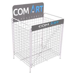 Cesto Expositor Multi Uso - 1740 - Com Art Expositores - Loja da Fábrica