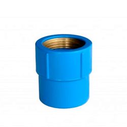 Luva Azul Com Bucha Latão 25X1/2 PLASTILIT - 10260 - Comercial Leal