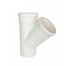 JUNÇÃO 45º SIMPLES ESG 150X150 PLASTILIT - 10307 - Comercial Leal