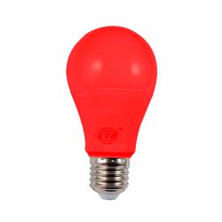 LAMPADA LED BULBO A60 7W BIVOLT VERMELHA CTB - 105... - Comercial Leal